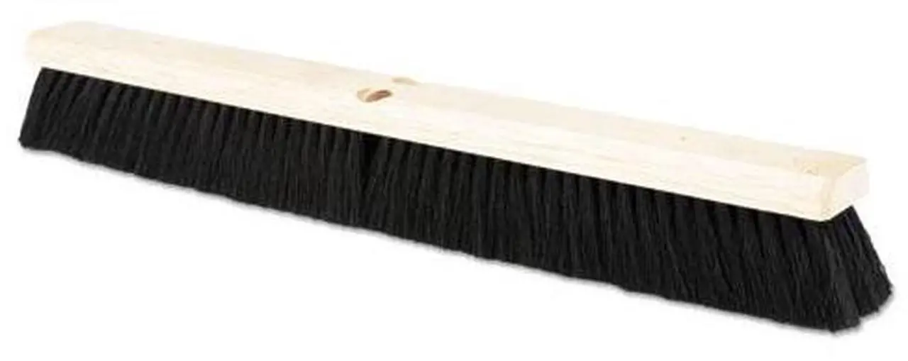 Alt view image 6 of 20 - Boardwalk Floor Brush Head 2 1/2" Black Tampico Fiber 24" 20224