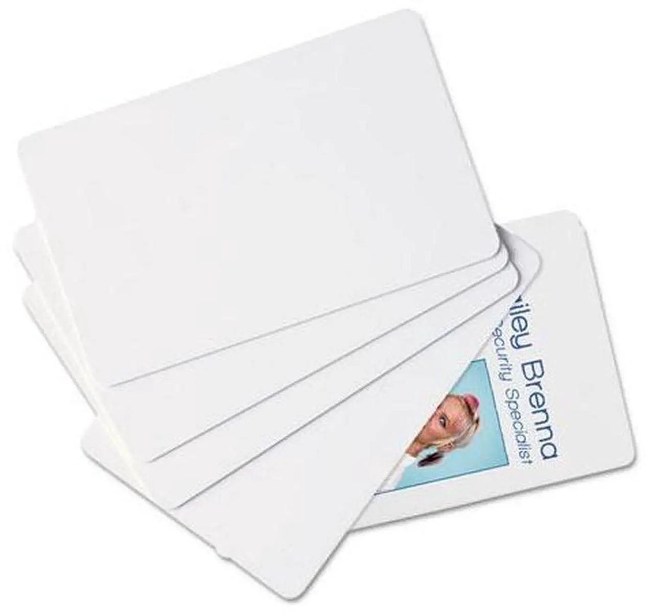 Alt view image 7 of 11 - Baumgartens Blank ID Cards CR80 Size 30 mil 2-1/8"x3-3/8" 100/PK WE 80300