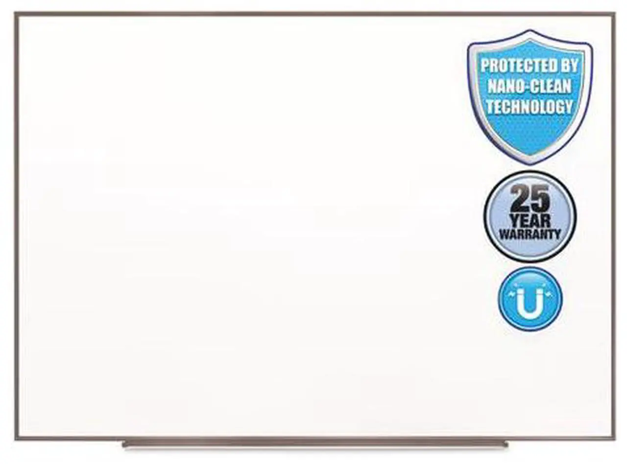 Main image of Fusion Nano-Clean Magnetic Whiteboard 36 x 24 White Surface Silver Aluminum Frame NA3624F