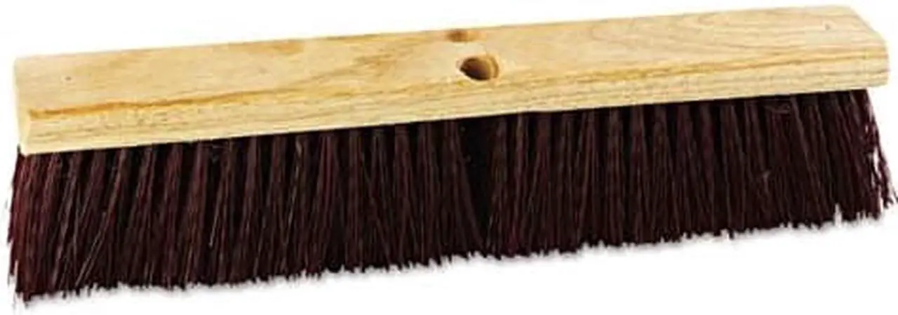 Alt view image 3 of 18 - Boardwalk Floor Brush Head 18" Wide Maroon Heavy Duty Polypropylene Bristles