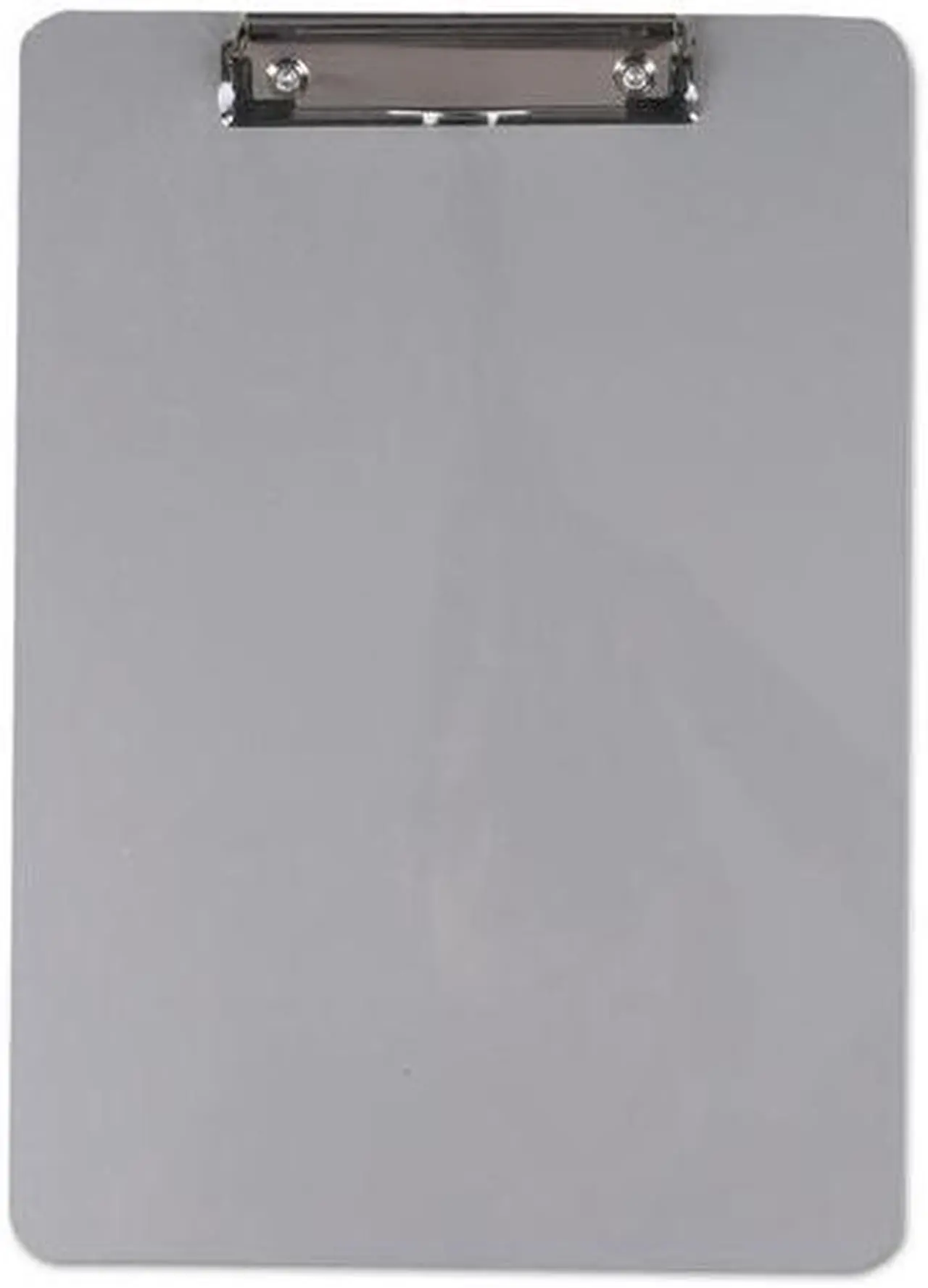 Alt view image 2 of 10 - Universal 40301 Aluminum Clipboard With Low Profile Clip, 1/2 Inch Capacity, 8 X 11 1/2 Sheets