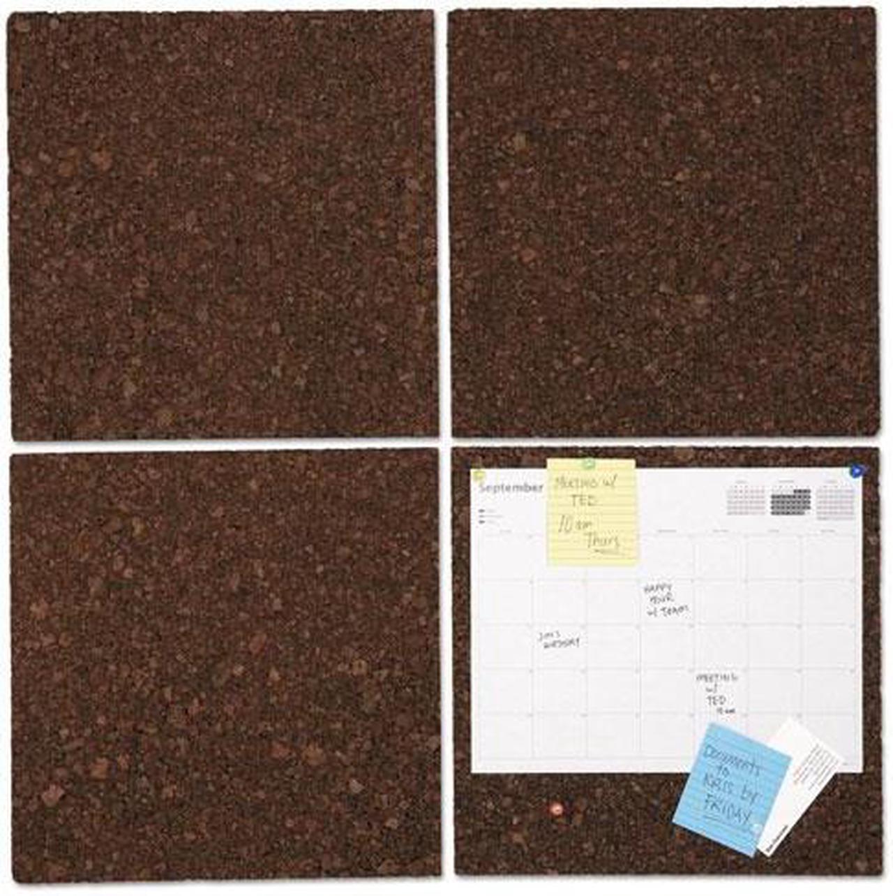 Alt view image 2 of 8 - Universal Cork Tile Panels - UNV43403