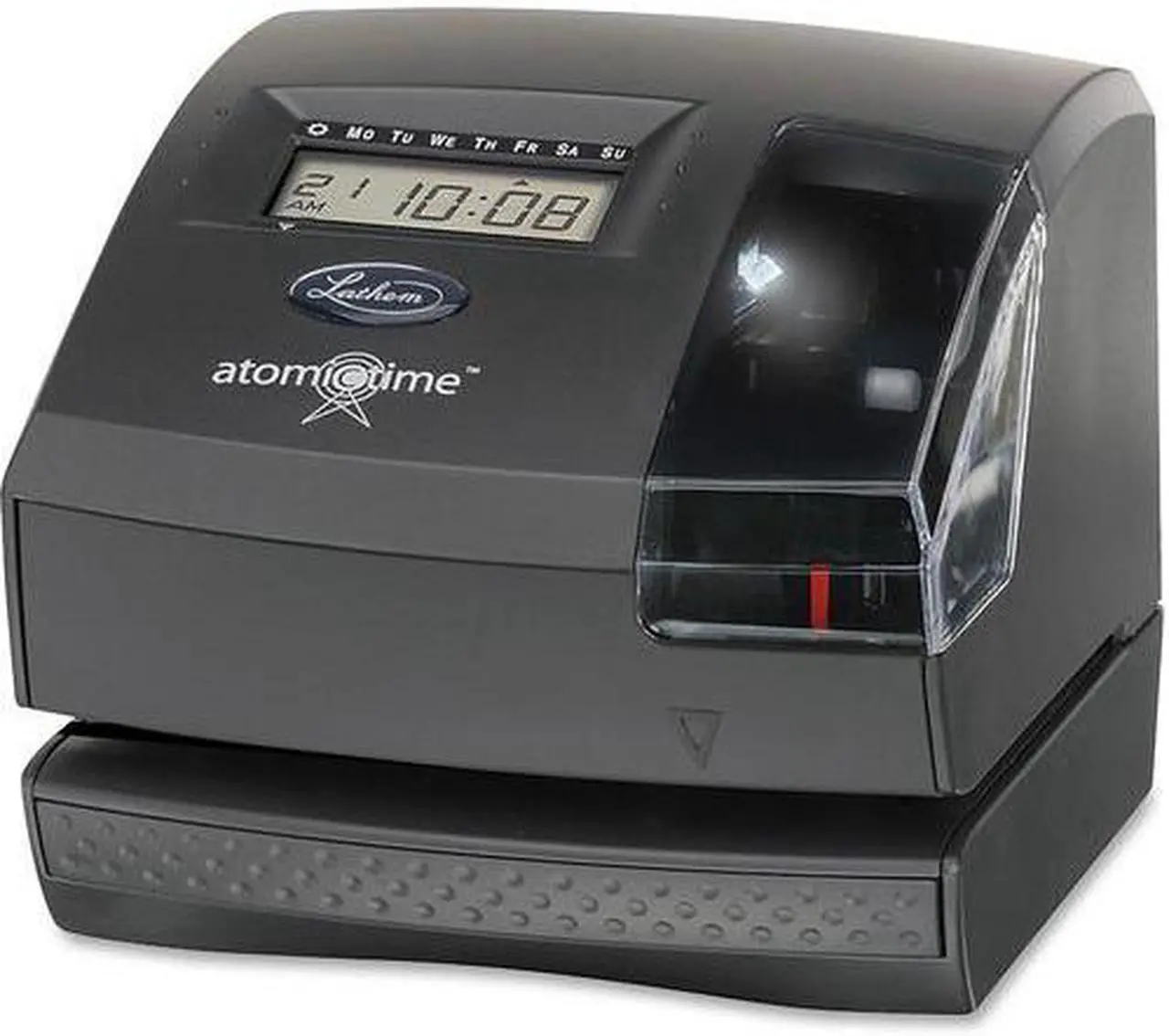 Alt view image 4 of 15 - 1600E Wireless Atomic Time Recorder with Tru-Align Feature Dark Gray