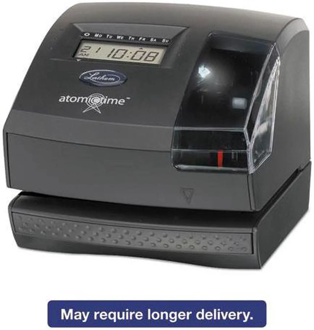 Alt view image 3 of 15 - 1600E Wireless Atomic Time Recorder with Tru-Align Feature Dark Gray