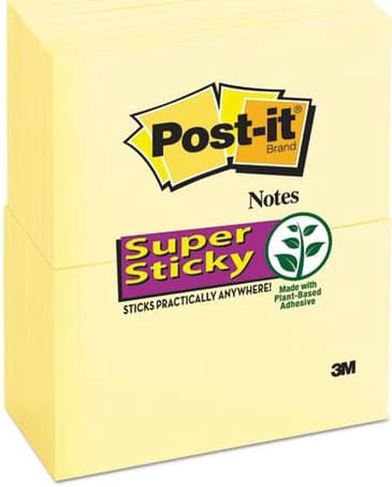 Alt view image 4 of 20 - Post-It Notes Super Sti Pad,Post-It 3x5 12,Cayw 65512SSCY