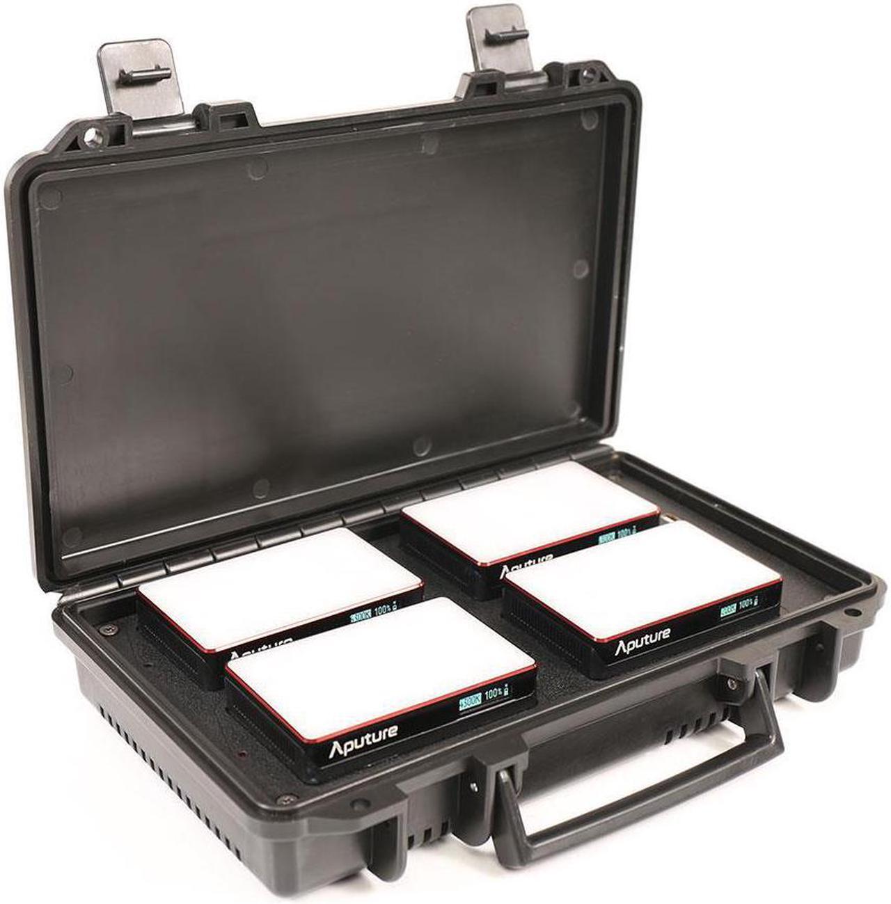 Main image of Aputure MC 4-Light Travel Kit with Charging Case MC4KIT