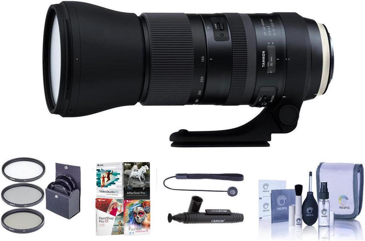 Main image of Tamron SP 150-600mm f/5-6.3 Di VC USD G2 Lens for Nikon F with Free Acc Kit