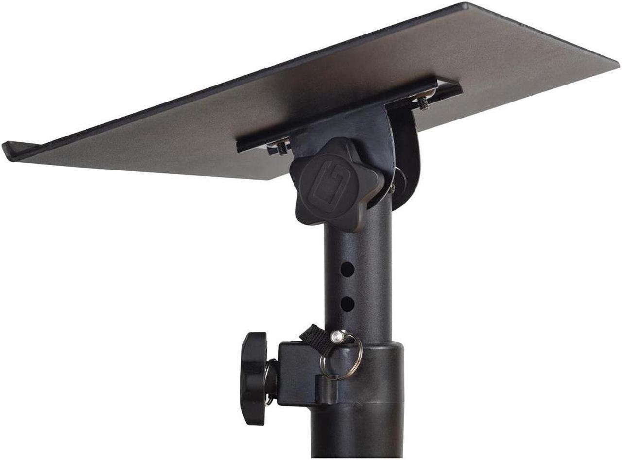 Alt view image 3 of 11 - Gator Cases Frameworks Clamp-On Desktop Studio Monitor Stand, 2-Pack