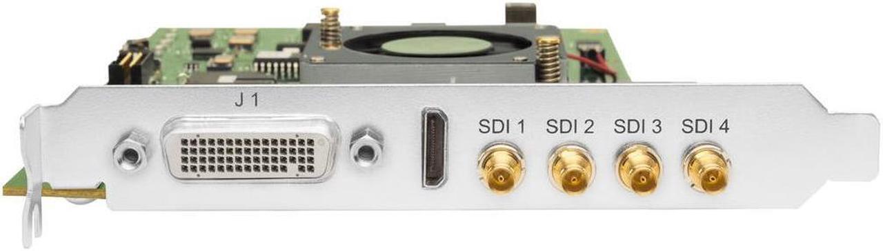 Alt view image 2 of 4 - AJA KONA 4 4K, 2K, 3G/Dual-Link HD/HD/SD 10-Bit PCIe Card, Breakout Box, 3xCable
