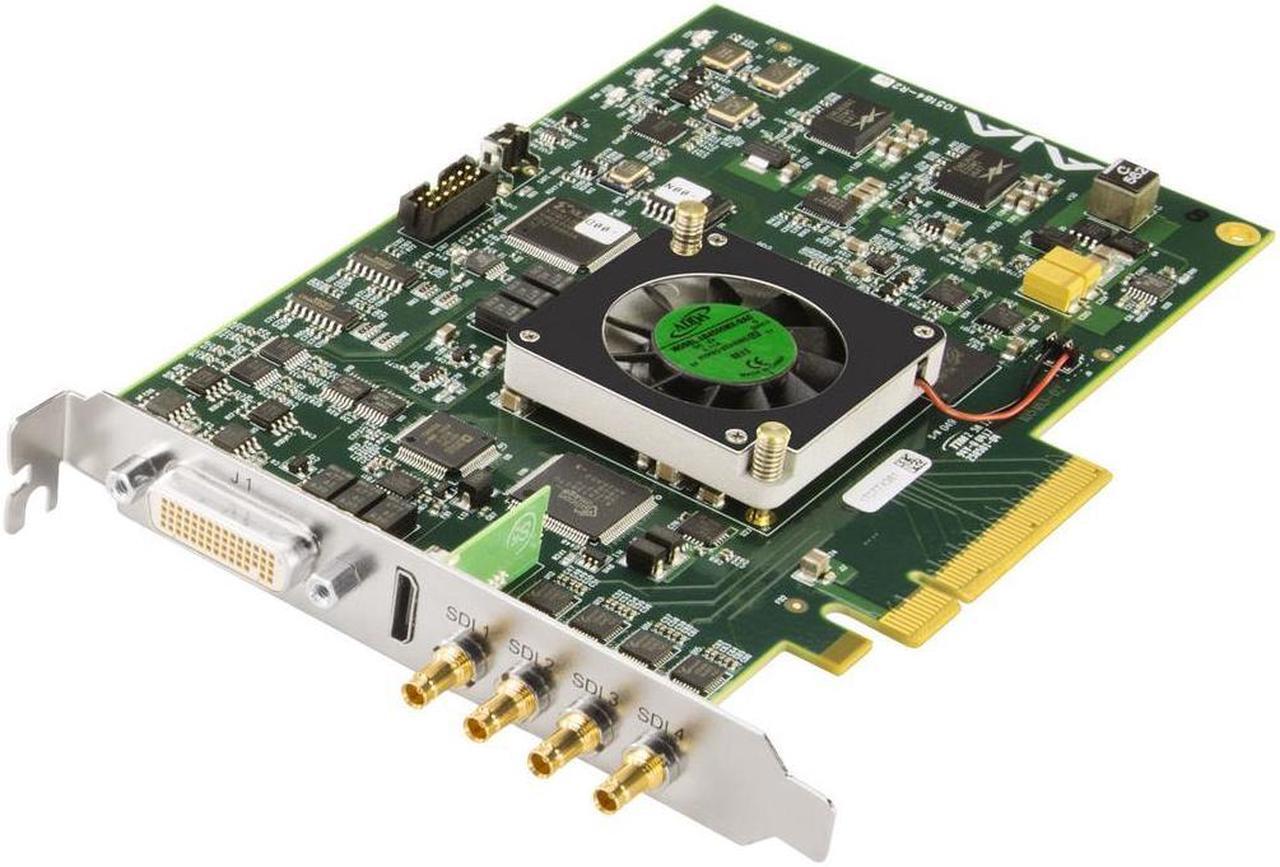 Main image of AJA KONA 4 4K, 2K, 3G/Dual-Link HD/HD/SD 10-Bit PCIe Card, Breakout Box, 3xCable