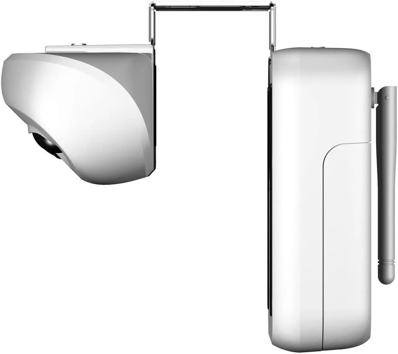 Alt view image 4 of 17 - Remo+ DoorCam 2 Full HD Over-the-Door Smart Security Camera, White #DCM2M