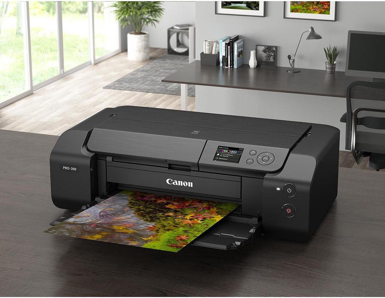 Alt view image 3 of 20 - Canon PIXMA PRO-200 Wireless Professional Inkjet Photo Printer