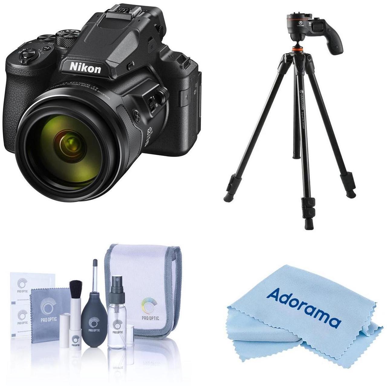 Main image of Nikon COOLPIX P950 Digital Camera, Bundle w/Takama Aluminum 3-Section Tripod