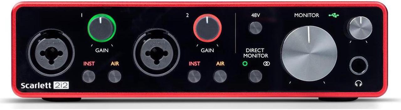 Alt view image 5 of 16 - Focusrite Scarlett 2i2 3rd Generation Audio Interface