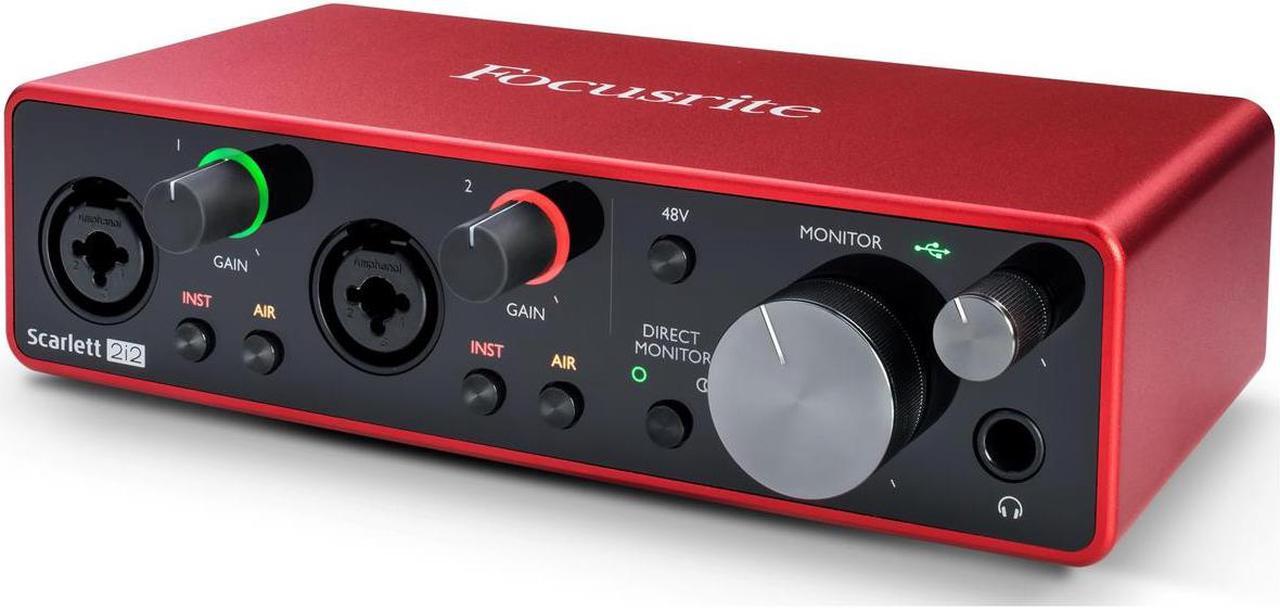Alt view image 3 of 16 - Focusrite Scarlett 2i2 3rd Generation Audio Interface