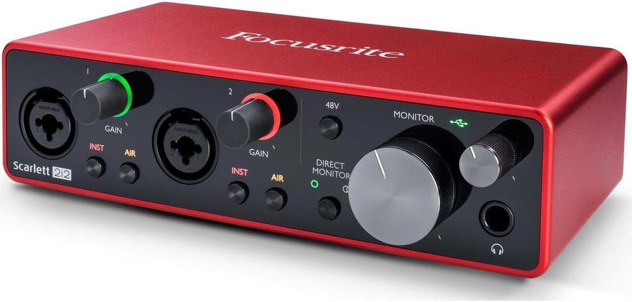 Alt view image 4 of 16 - Focusrite Scarlett 2i2 3rd Generation Audio Interface