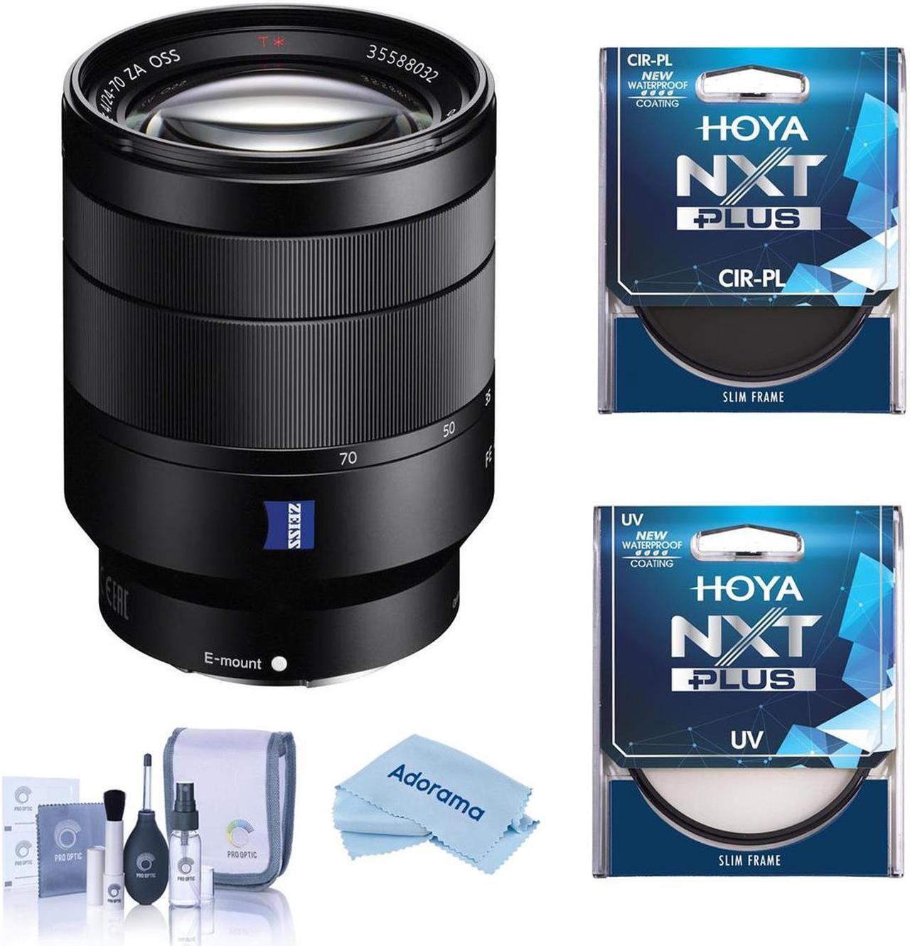Main image of Sony Vario-Tessar T* FE 24-70mm f/4 ZA OSS Lens for Sony E with 67mm Filter Kit
