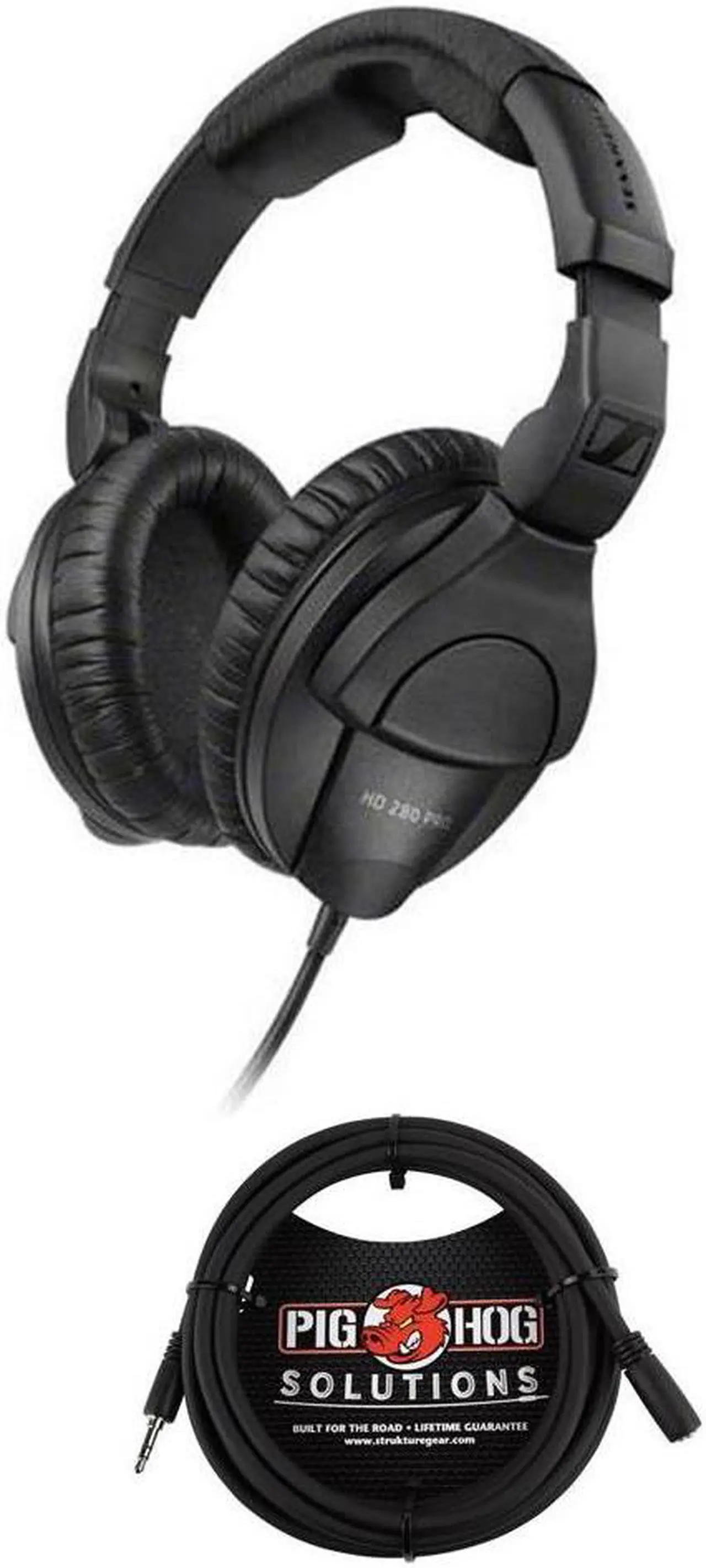 Alt view image 4 of 6 - sennheiser hd 280 pro headphones  with 10' 3.5mm female to trs 3.5mm male headphone extension cable