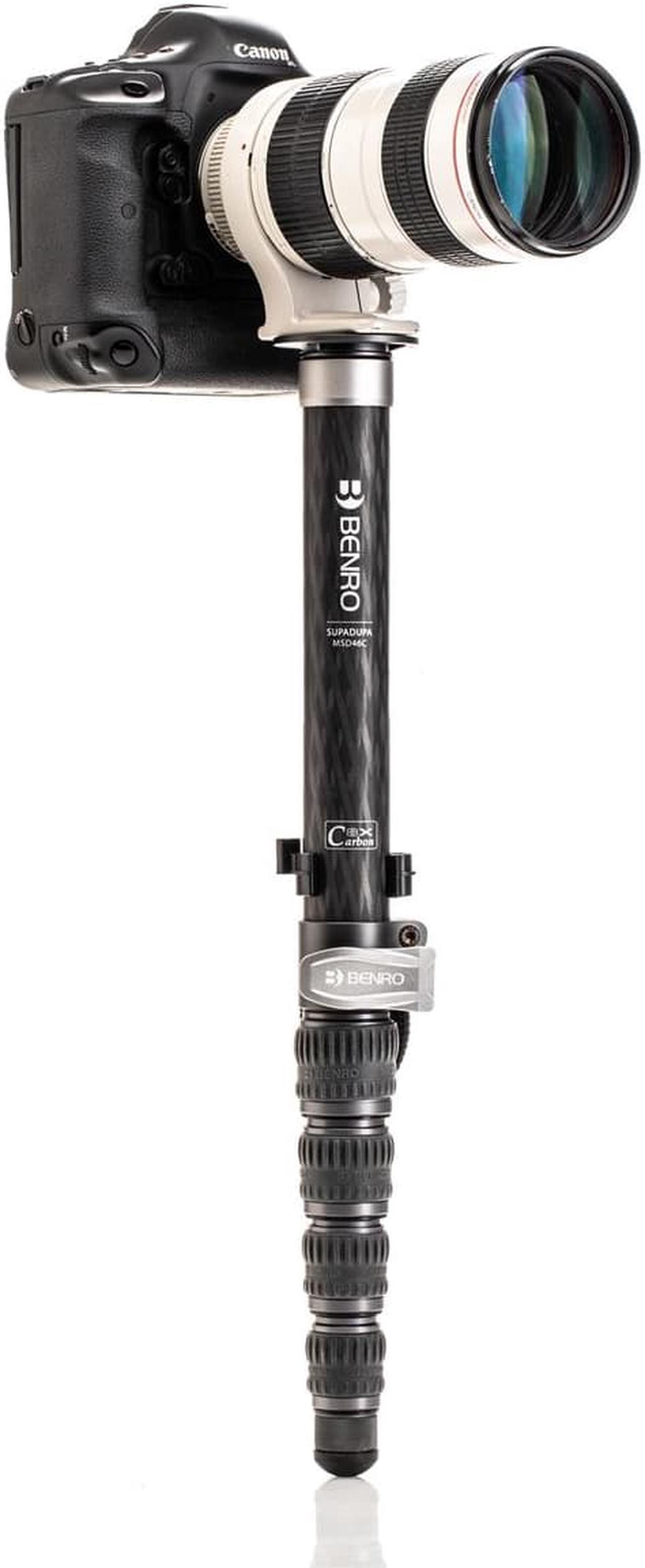 Alt view image 5 of 13 - Benro MSD46C SupaDupa 6-Section Carbon Fiber Monopod, 72" Maximum Height
