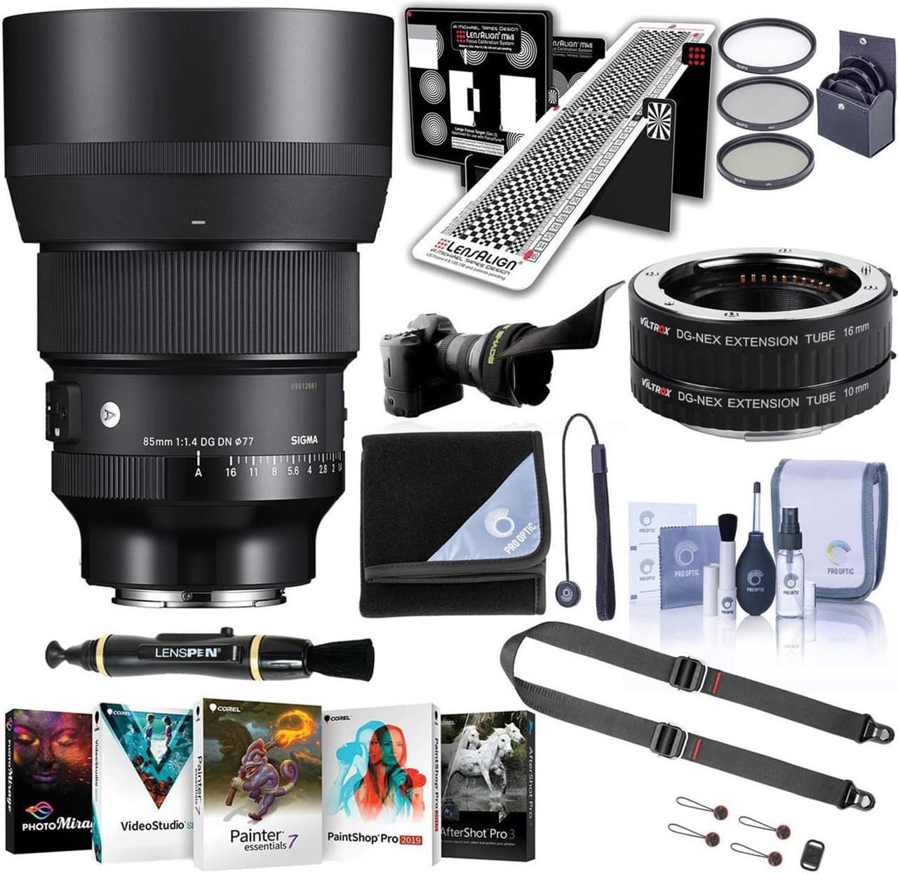 Main image of Sigma 85mm f/1.4 DG DN ART Lens for L Mount with Premium Accessories Kit