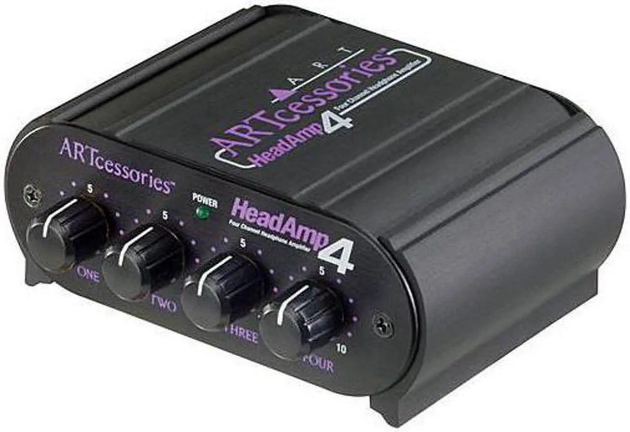 Alt view image 5 of 10 - ART HeadAmp4 Headphone Amplifier