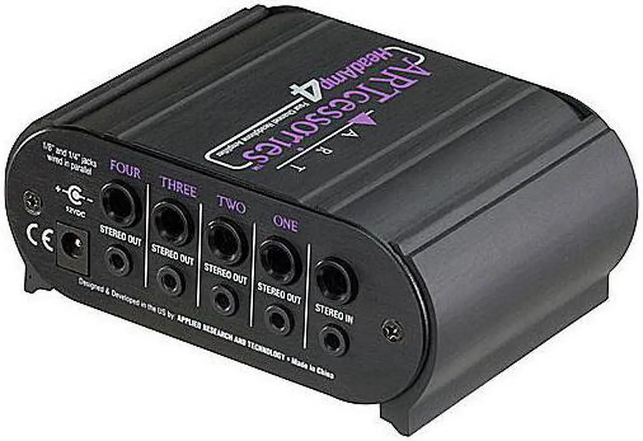Alt view image 6 of 10 - ART HeadAmp4 Headphone Amplifier