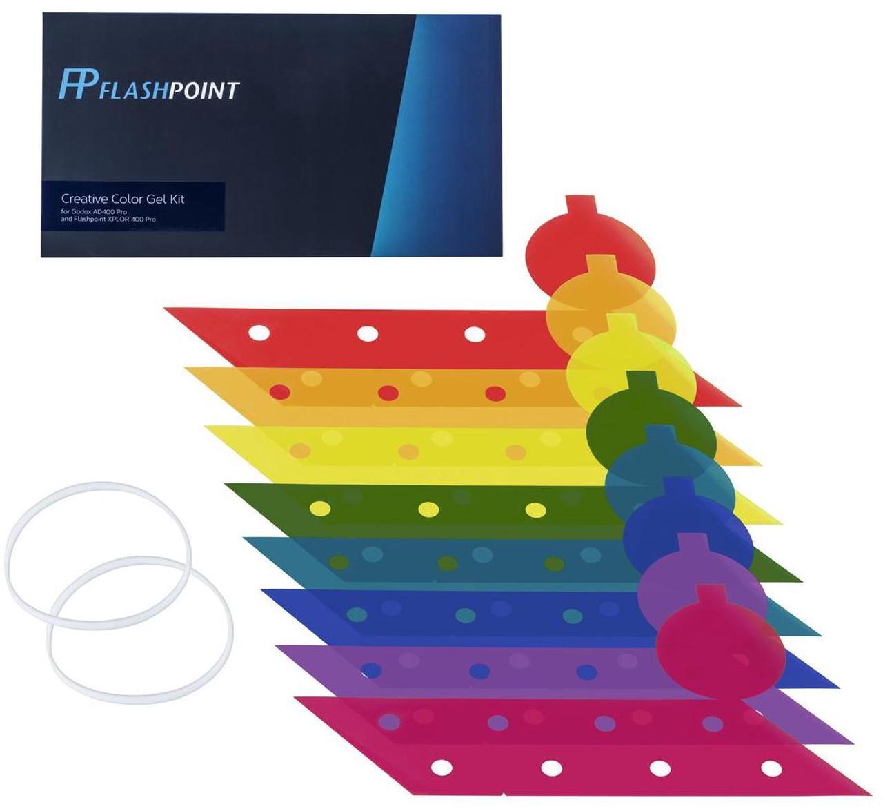 Main image of Flashpoint Creative Color Gel Kit For Xplor400 Pro and Godox AD400 Pro Monolight