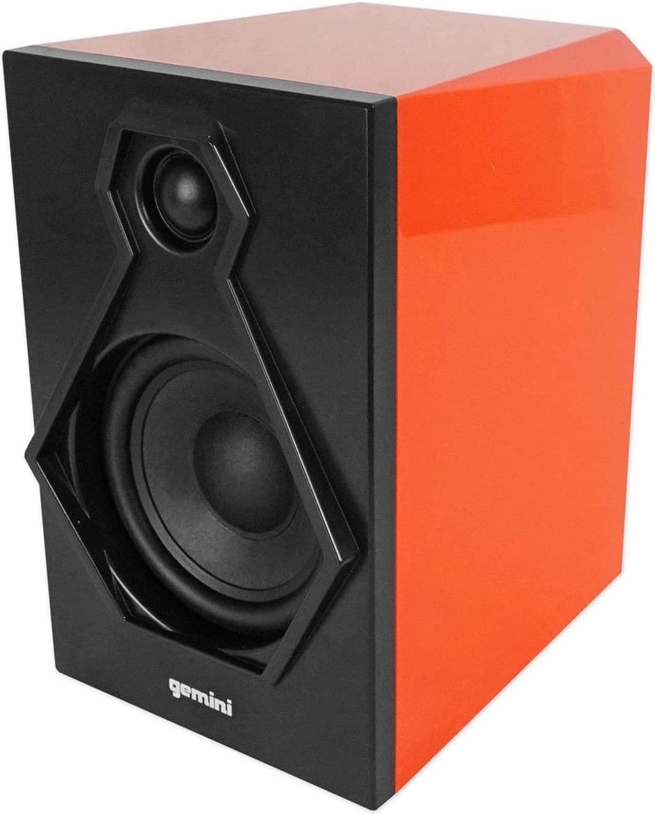 Alt view image 4 of 12 - Gemini TT-900BR Vinyl Record Player Turntable w/Bluetooth & Speakers, Black/Red