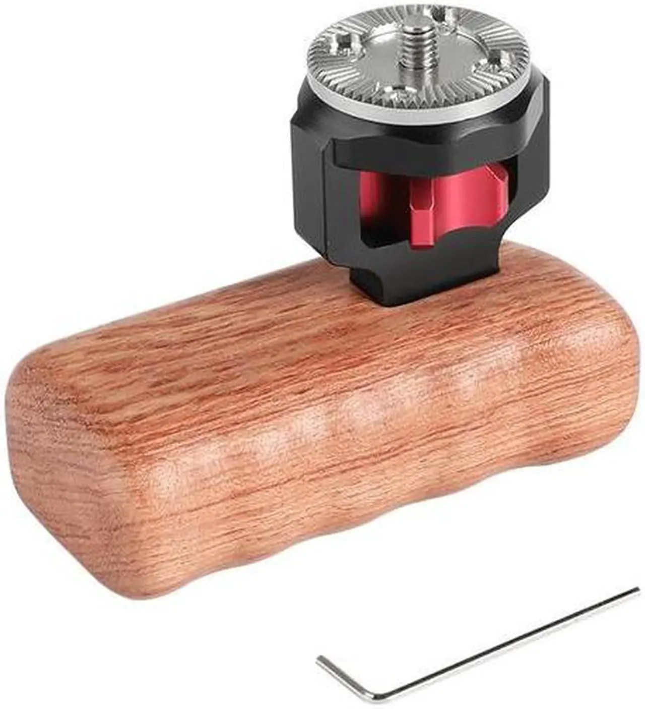 Alt view image 4 of 5 - CAMVATE Wood Handle with M6 Rosette Connection, Left Grip #C2248