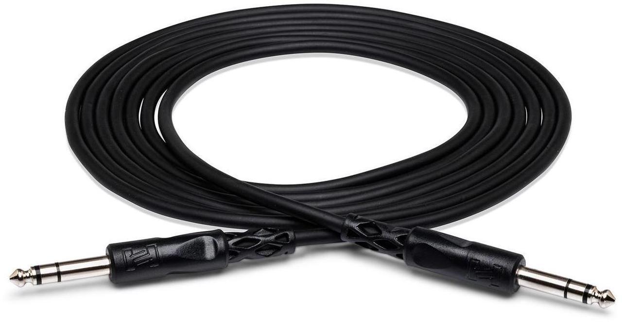 Alt view image 2 of 5 - Hosa Technology 2x Stereo 1/4" Male Phone to 1/4" Male Phone TRS Cable, 15'