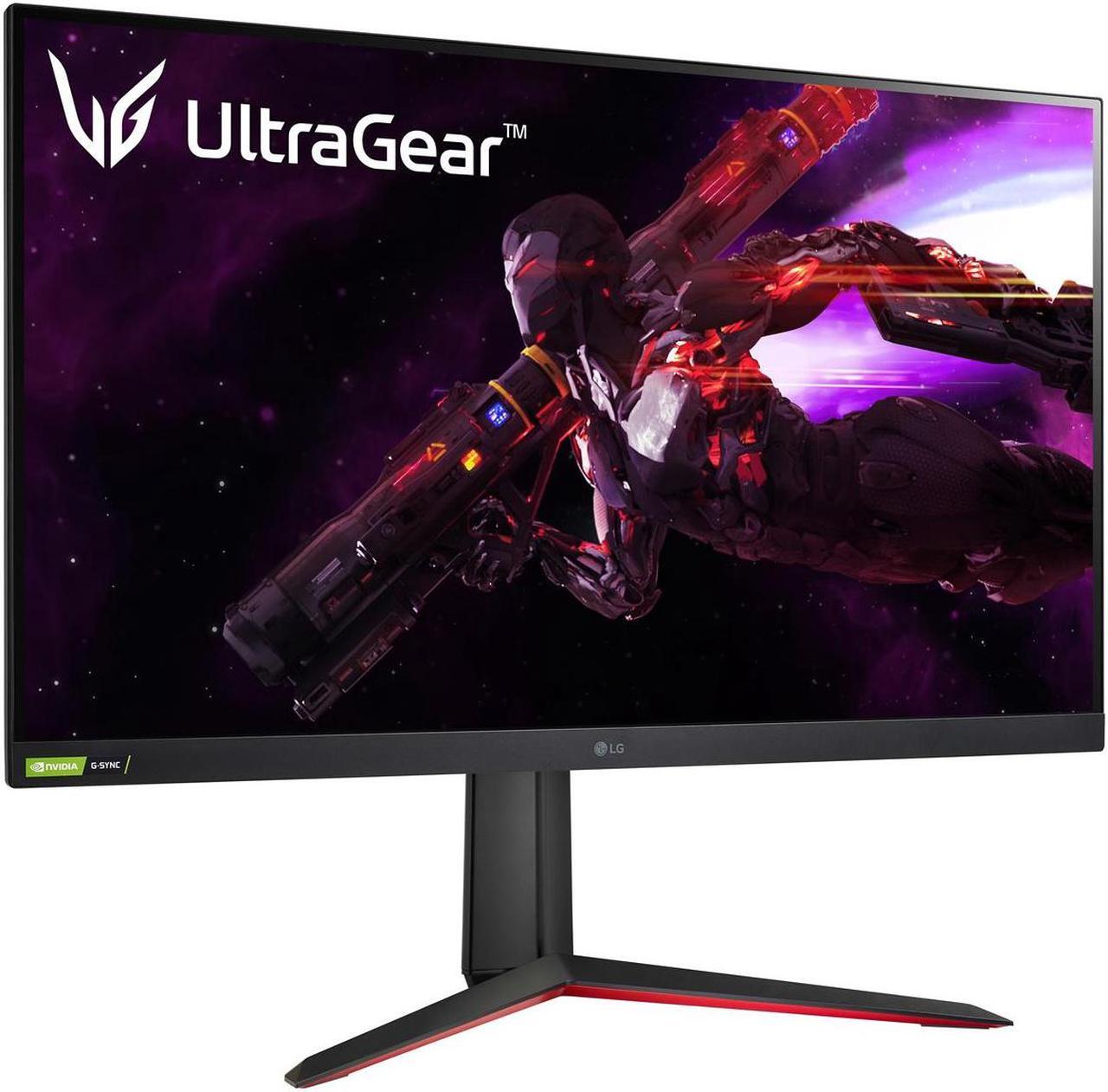 Alt view image 4 of 12 - LG UltraGear 32GP850-B 32" 2560 x 1440 (2K) QHD 1ms 165Hz (180Hz OC) Nano IPS HDMI DisplayPort USB 3.0 G-Sync Compatible FreeSync Premium VESA Tilt Pivot Height Adjust Gaming Monitor