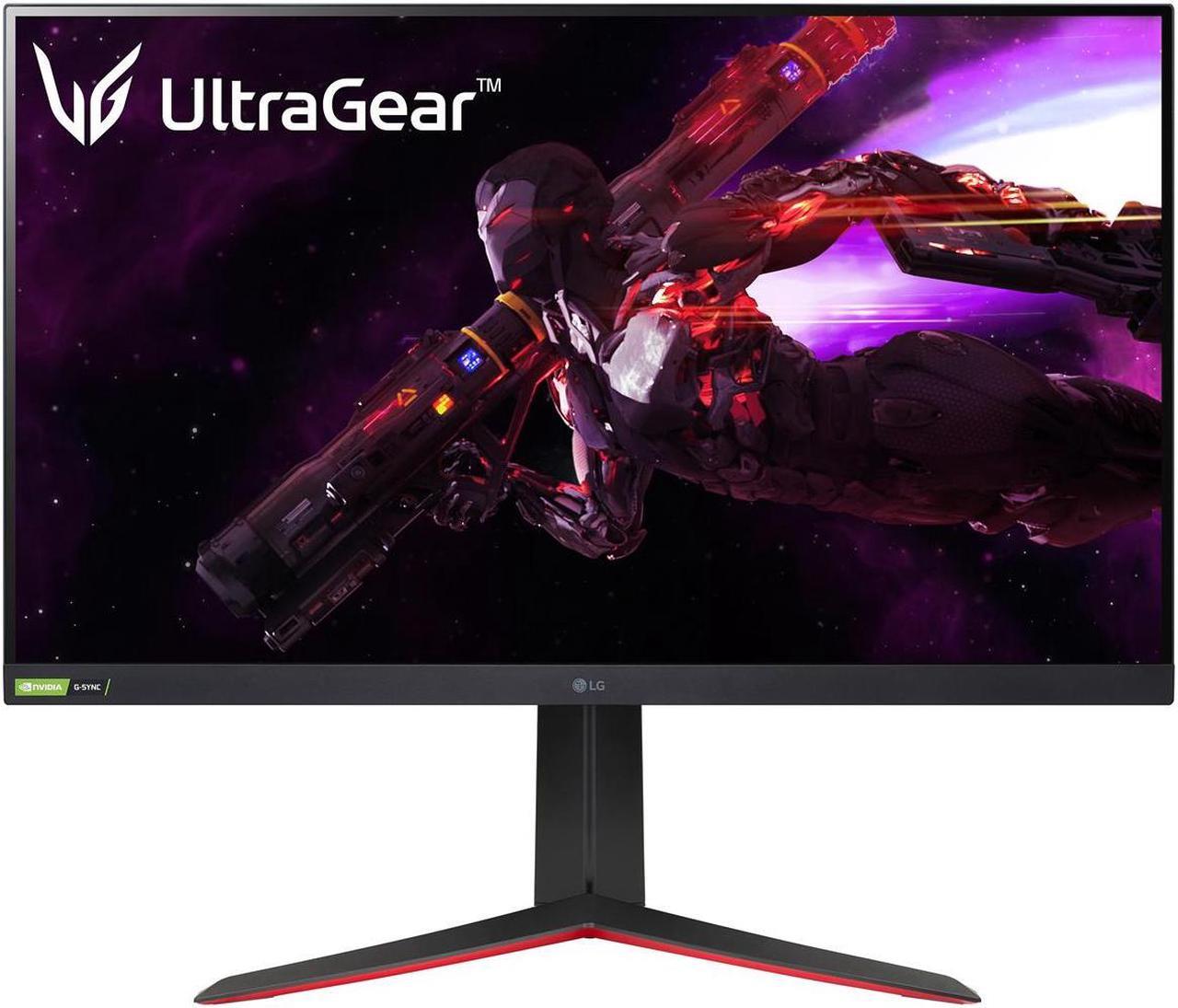 Main image of LG UltraGear 32GP850-B 32" 2560 x 1440 (2K) QHD 1ms 165Hz (180Hz OC) Nano IPS HDMI DisplayPort USB 3.0 G-Sync Compatible FreeSync Premium VESA Tilt Pivot Height Adjust Gaming Monitor