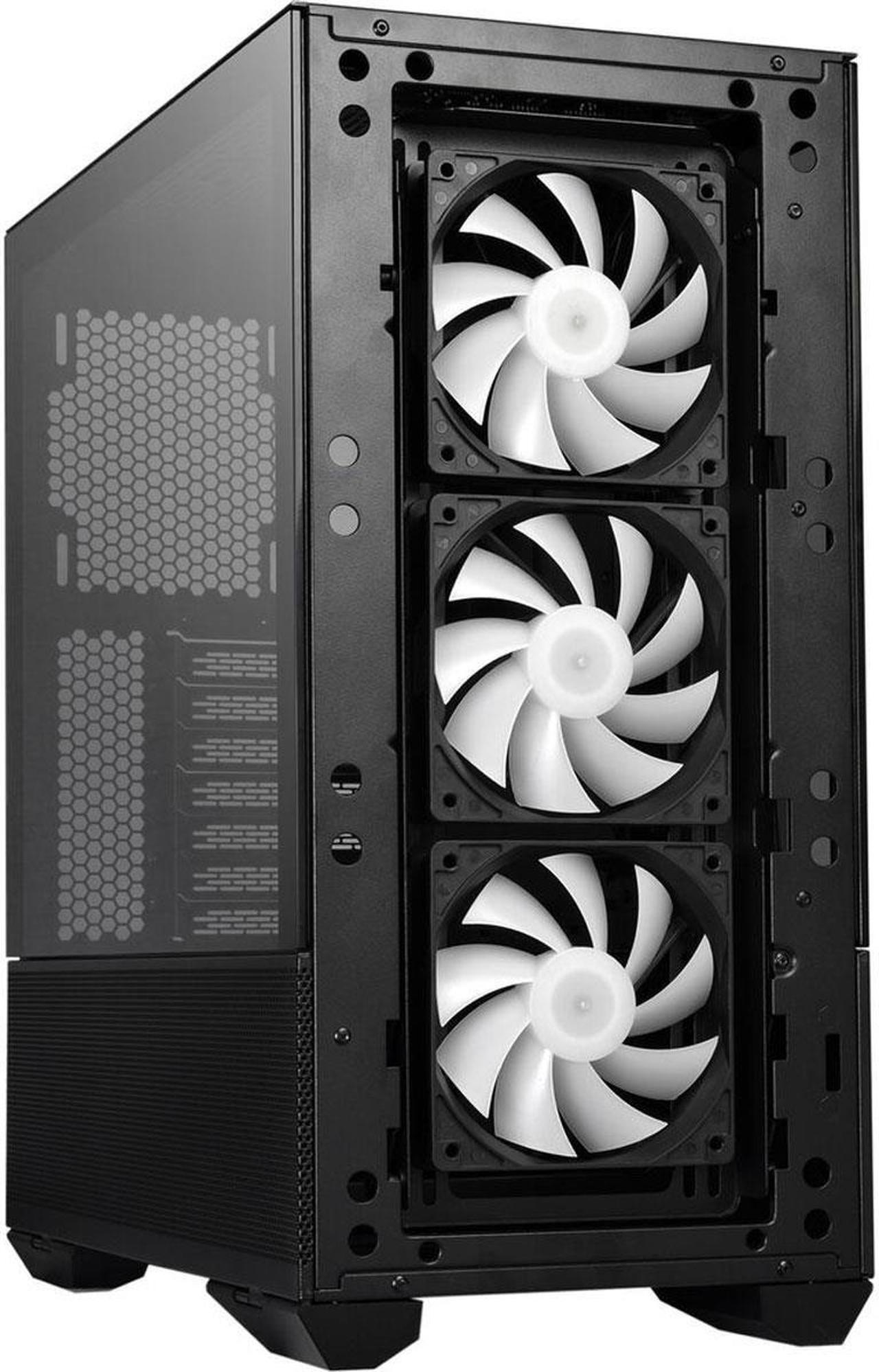 Alt view image 12 of 11 - LIAN LI LANCOOL II MESH RGB BLACK Tempered Glass ATX Case - Black Color - LANCOOL II MESH RGB-X