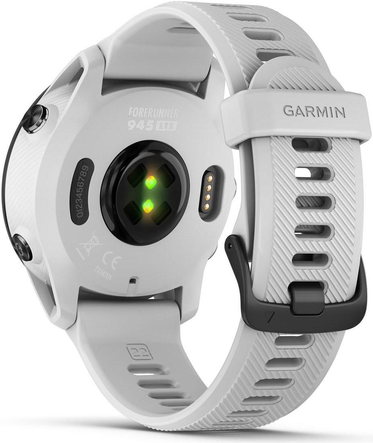 Alt view image 5 of 17 - Garmin Forerunner 945 LTE GPS Smartwatch, Whitestone #010-02383-01