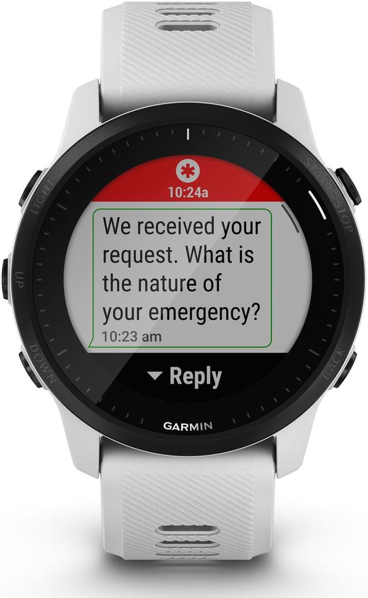 Alt view image 2 of 17 - Garmin Forerunner 945 LTE GPS Smartwatch, Whitestone #010-02383-01