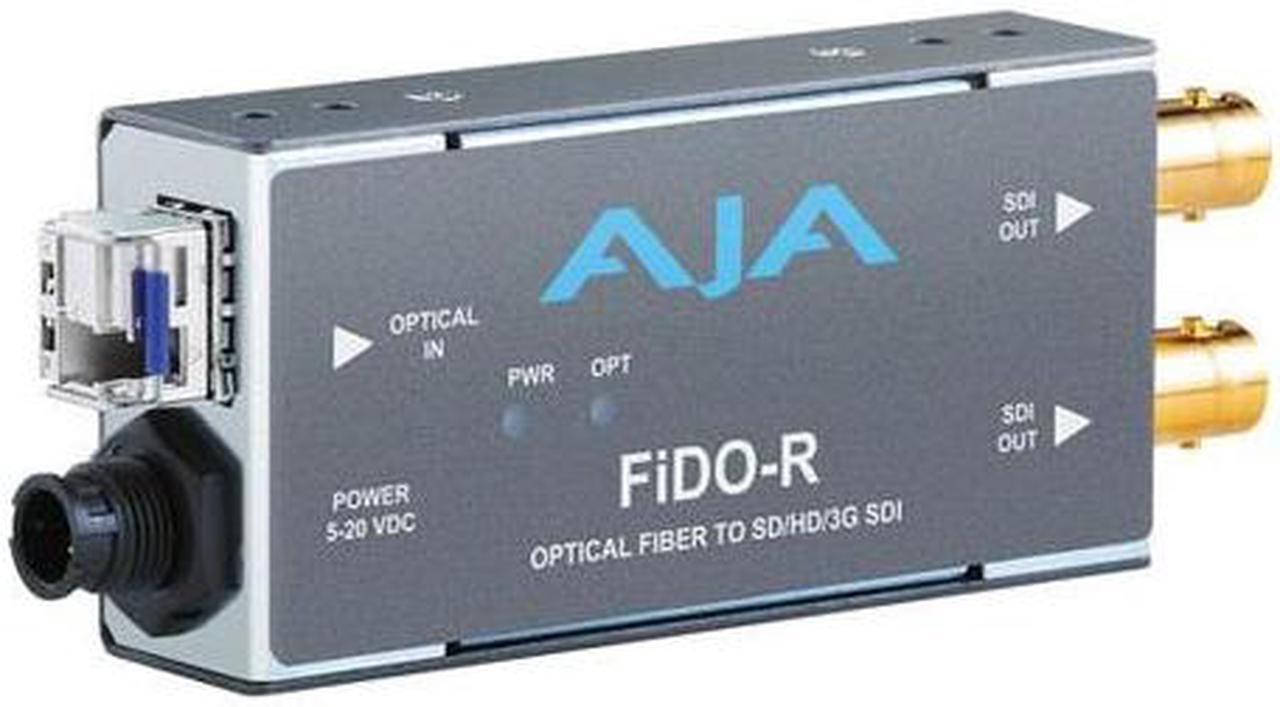 Alt view image 2 of 3 - AJA FiDO-R Single-Channel Optical Fiber to SD/HD/3G #FIDOR
