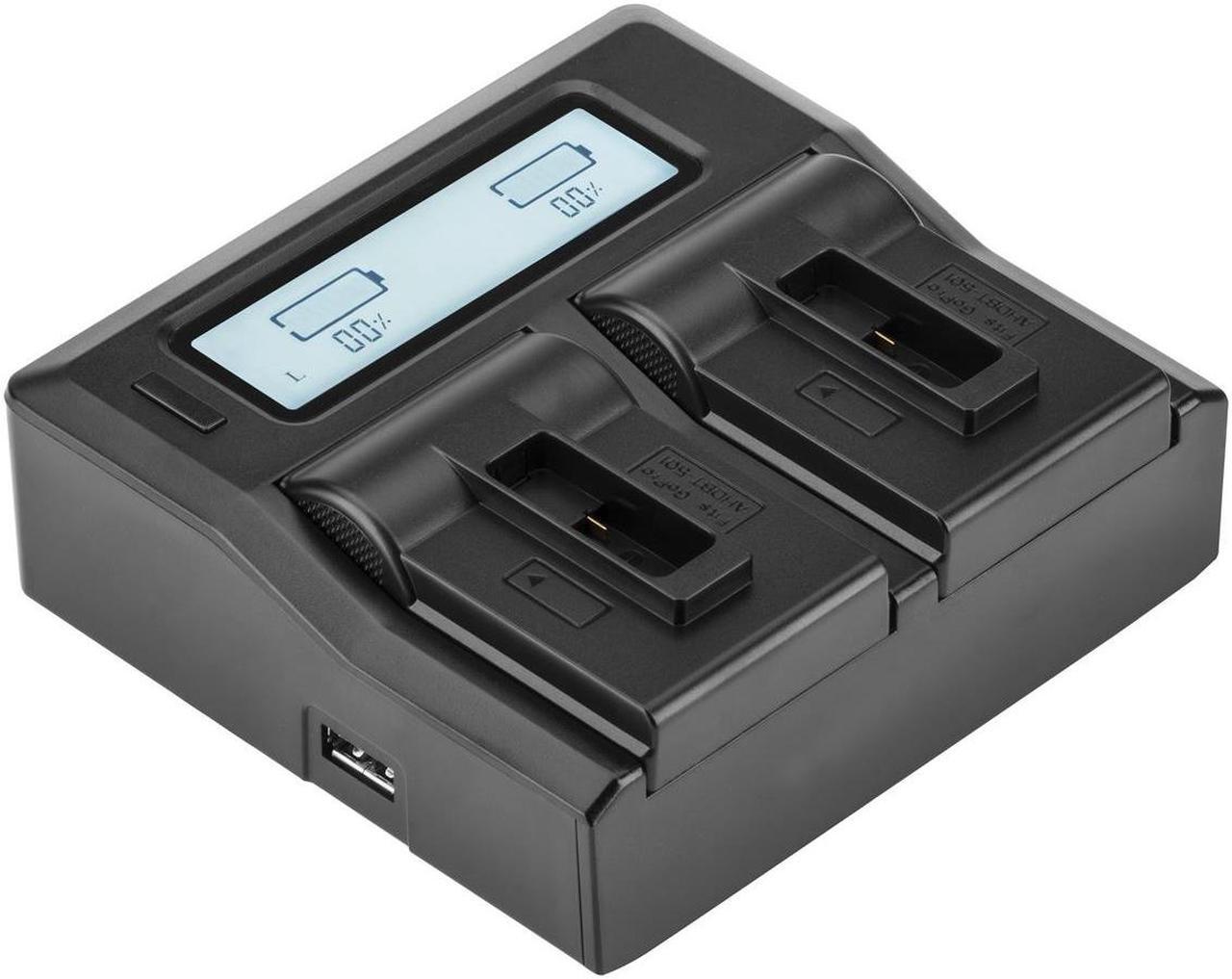 Main image of Green Extreme Dual Smart Charger with LCD Screen for GoPro HERO 5 Black