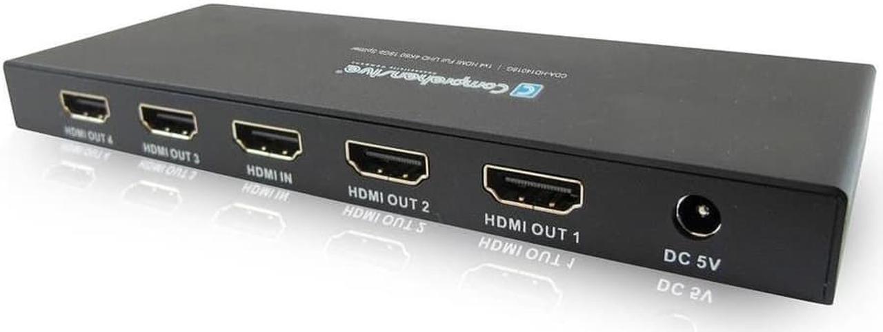 Alt view image 7 of 7 - Comprehensive 1x4 HDMI Full UHD 4K60 18Gb Splitter CDA-HD14018G