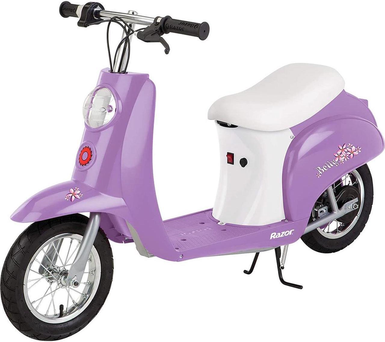 Alt view image 5 of 9 - Pocket Mod Miniature Euro Electric Scooter - Purple