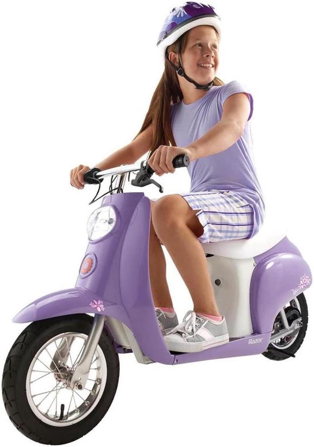 Alt view image 9 of 9 - Pocket Mod Miniature Euro Electric Scooter - Purple