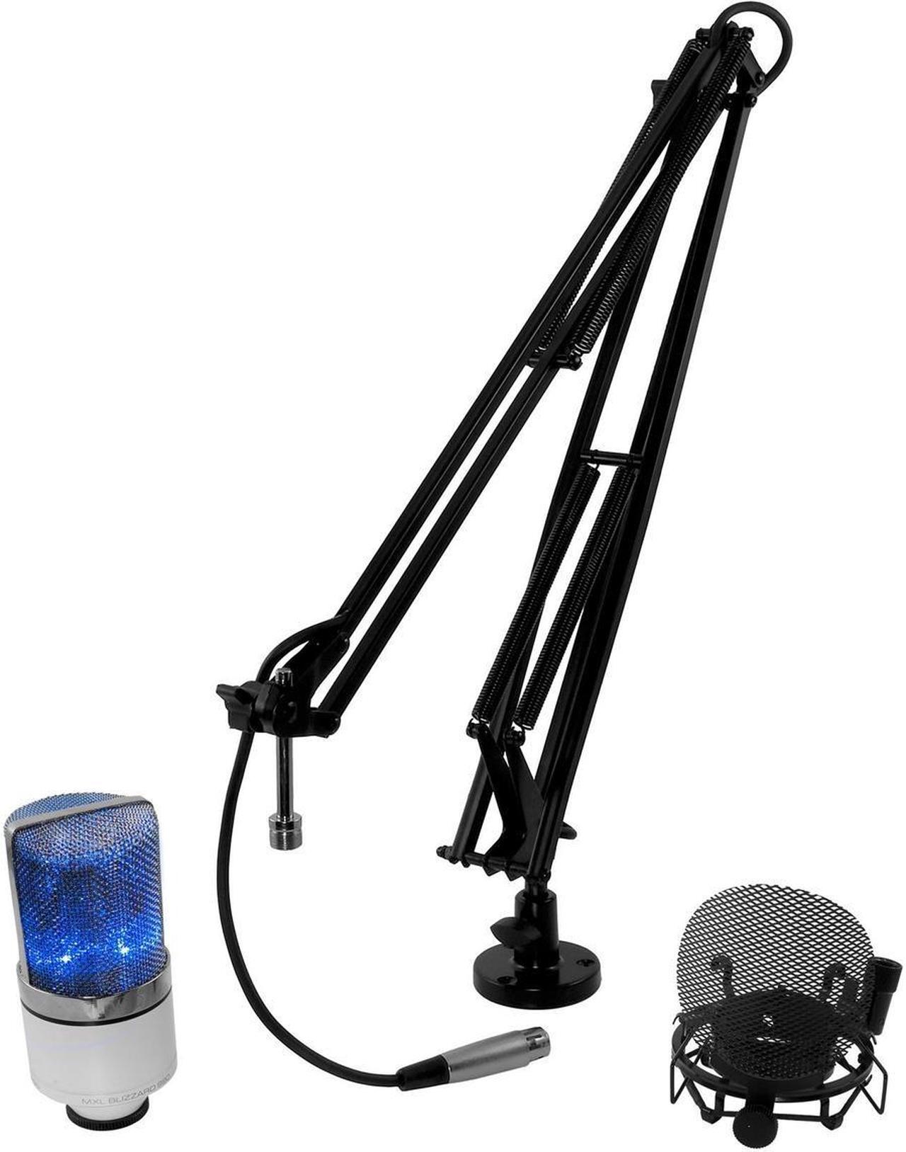 Alt view image 2 of 4 - MXL Mics Vocal Condenser Microphone, XLR (MXLOS1BW)