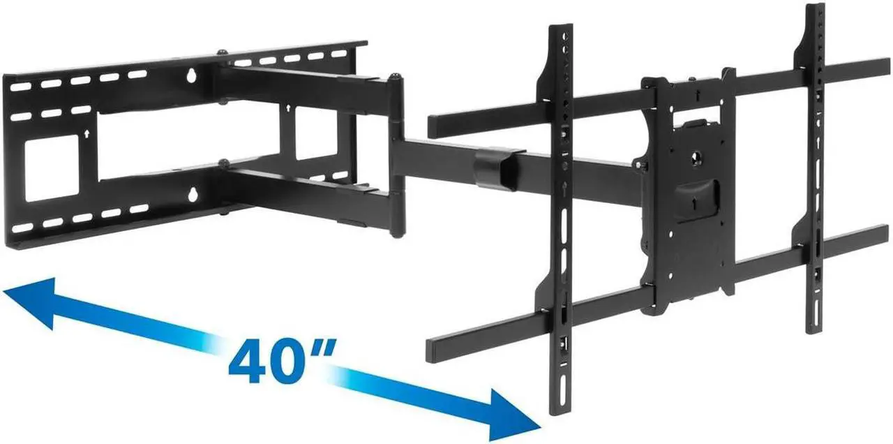 Alt view image 9 of 14 - Mount-It! Full Motion TV Mount| Fits 43"-80" TVs | 40 Inch Extension