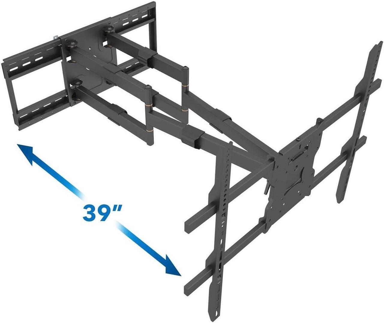 Alt view image 12 of 16 - Mount-It! Heavy Duty TV Wall Mount With Long Extension Arms | Fits 65-110 Inch TVs