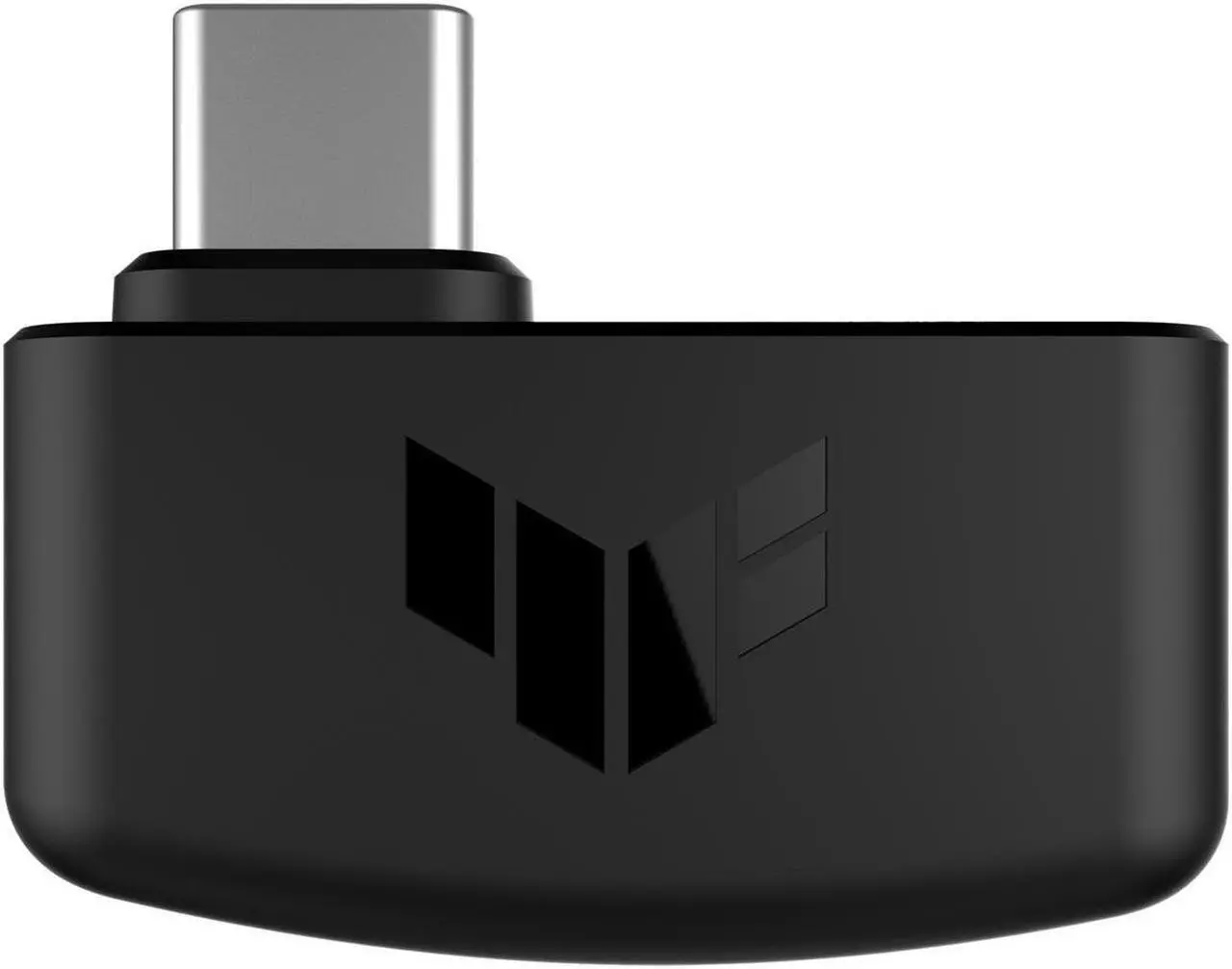 Alt view image 4 of 12 - ASUS TUF Gaming H1 Wireless Headset (Discord Certified Mic, 7.1 Surround Sound, 40mm Drivers, 2.4GHz, USB-C, Lightweight, 15 Hour Battery Life, For PC, Mac, Switch, Mobile Devices, PS4, PS5)- Black