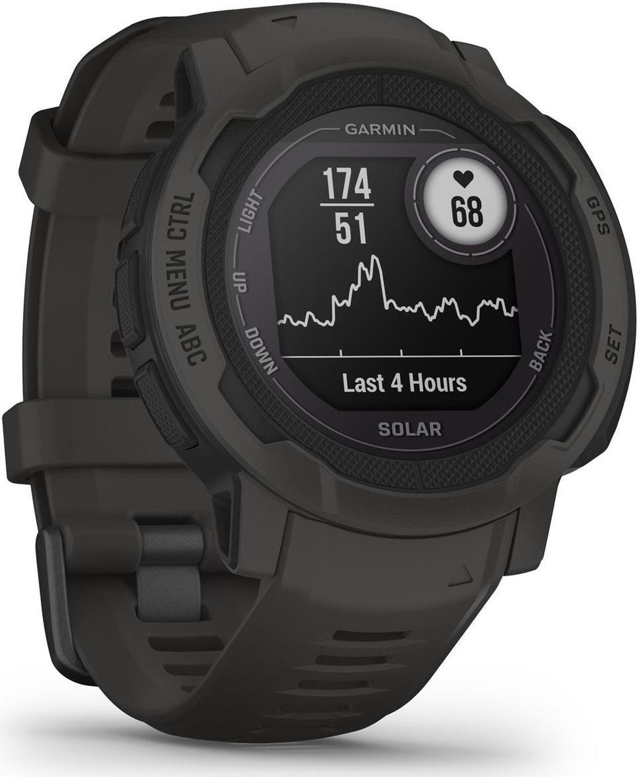 Alt view image 3 of 10 - Garmin Instinct 2 Solar, Graphite | Smart Watch 010-02627-10