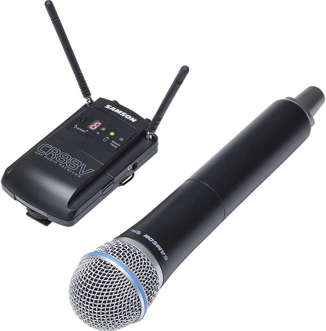 Main image of Samson Concert 88 UHF Camera Wireless Handheld Microphone System #SWC88XVHQ8-D
