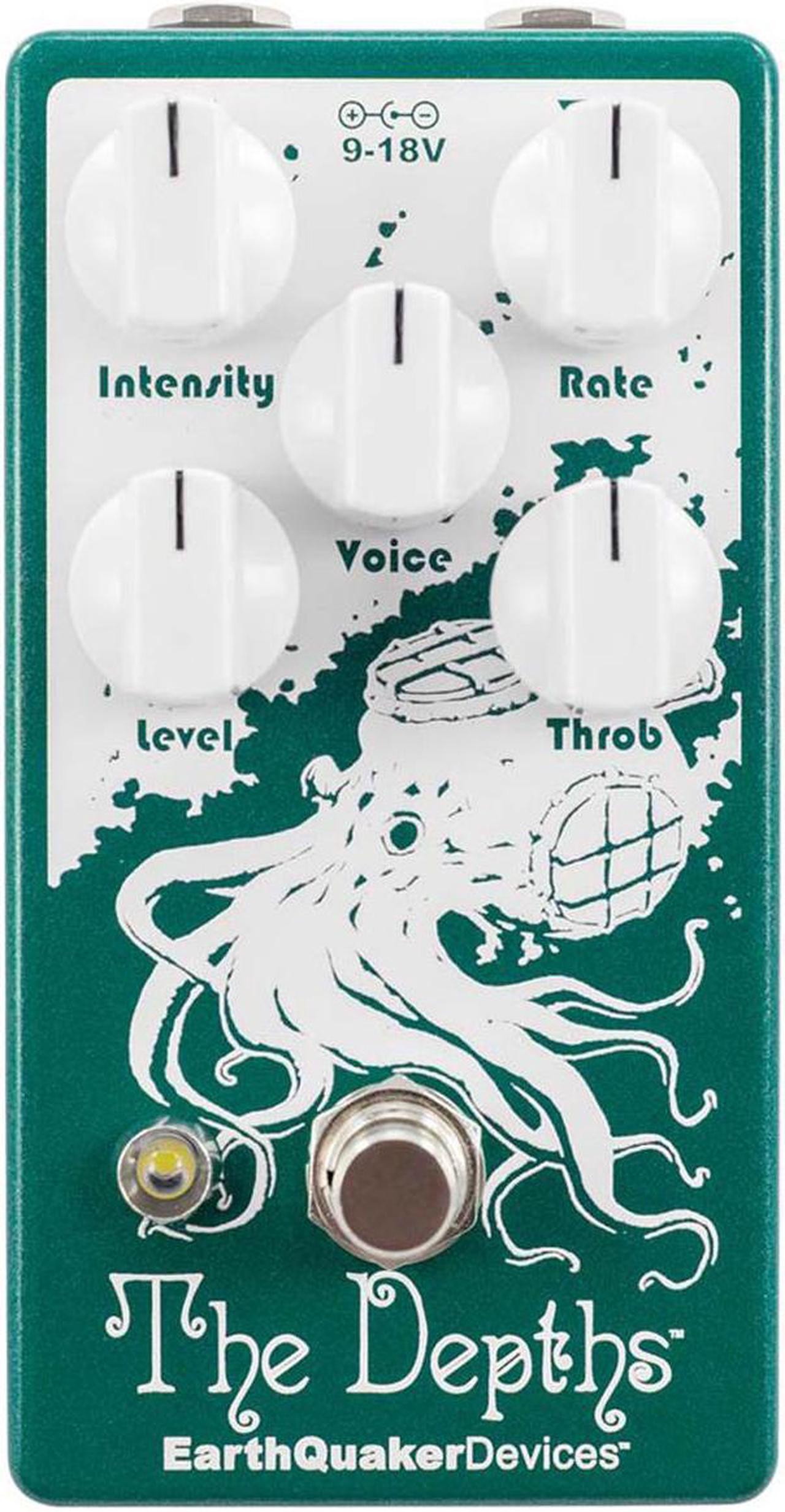 Alt view image 13 of 19 - EarthQuaker Devices The Depths V2 Optical Vibe Effects Pedal