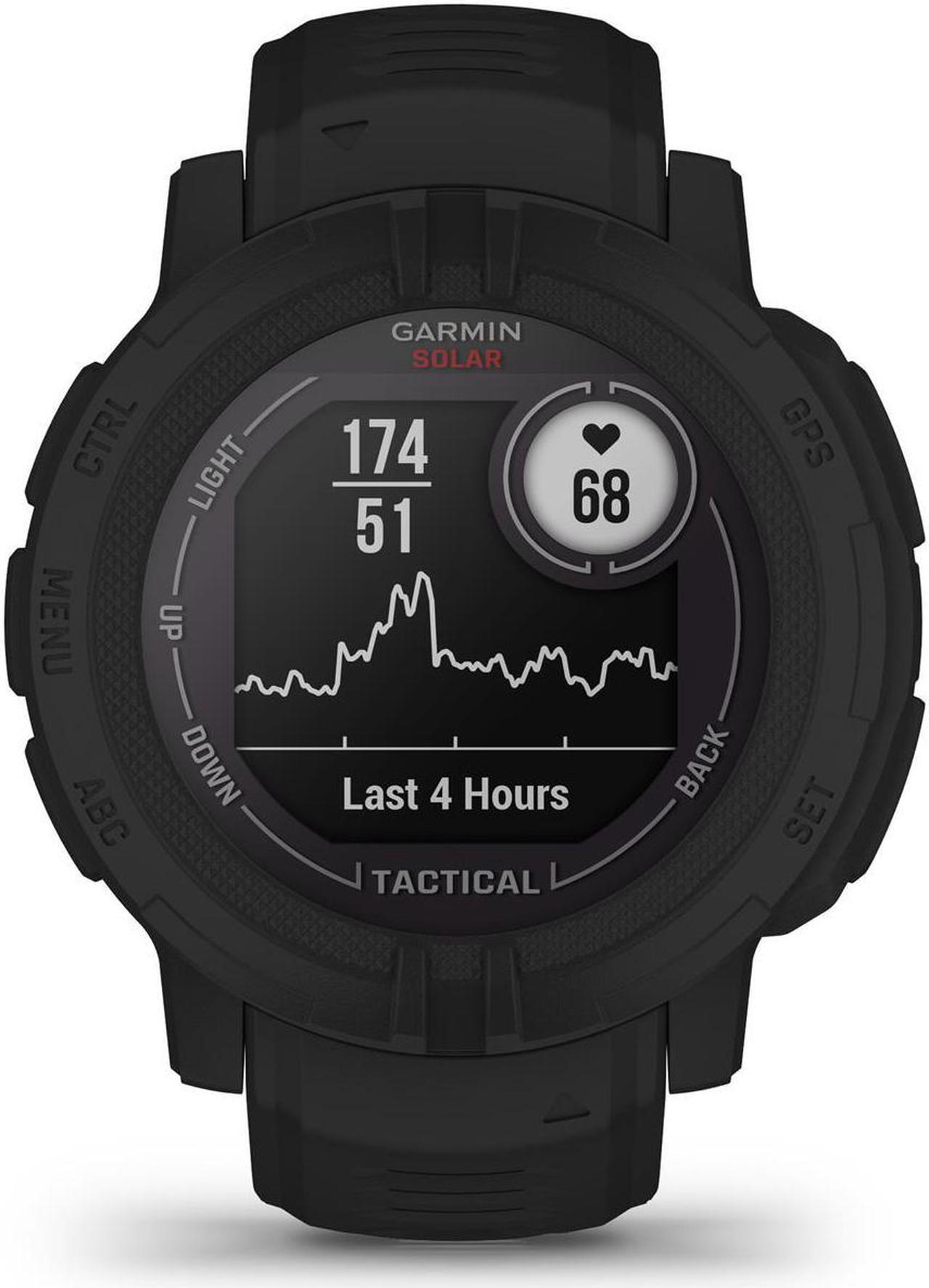 Alt view image 4 of 15 - Garmin Instinct 2 Solar - Tactical Edition, Black | Smart Watch 010-02627-13