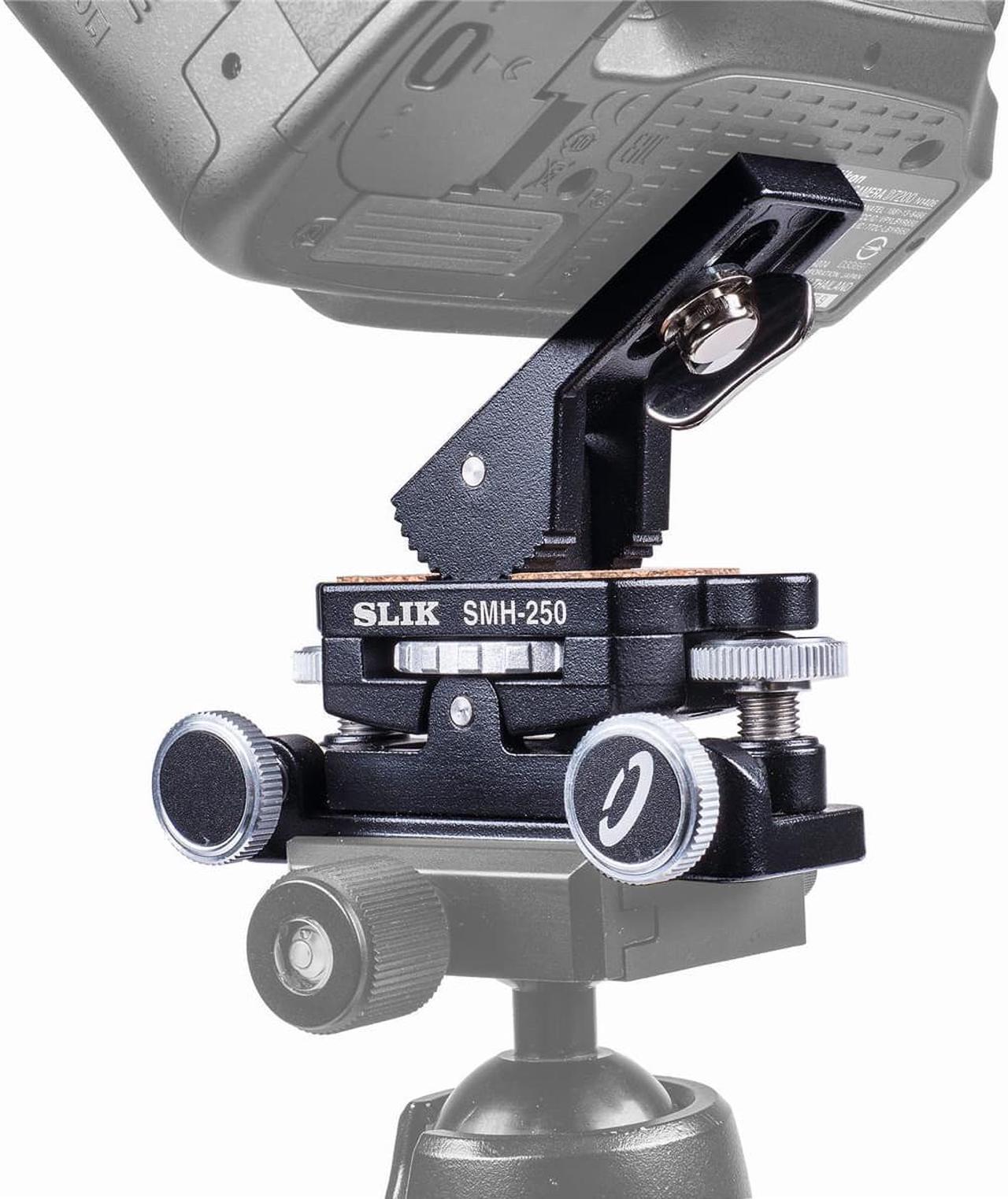 Alt view image 6 of 8 - slik smh-250 micro movement adjust tripod head, black (618-804)
