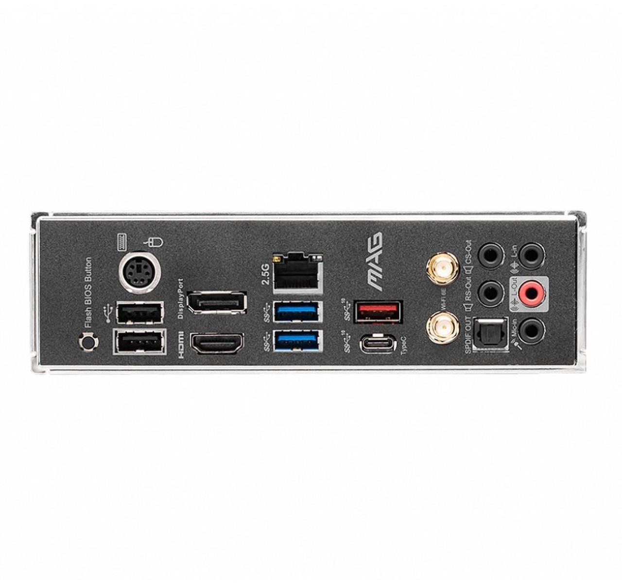 Alt view image 6 of 7 - MSI MAG B550 TOMAHAWK MAX WIFI, AMD B550 ATX AM4, 4 Dimm DDR4, PCIE 4.0, M.2 x 2, USB 3.2 Ports, JRGB JRAINBOW, WIFI 6